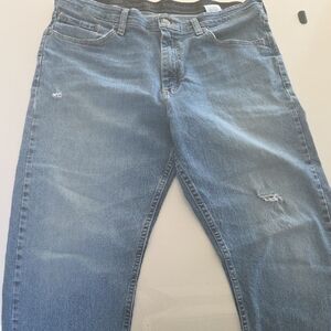 Wrangler Men's Light Blue Straight Jeans